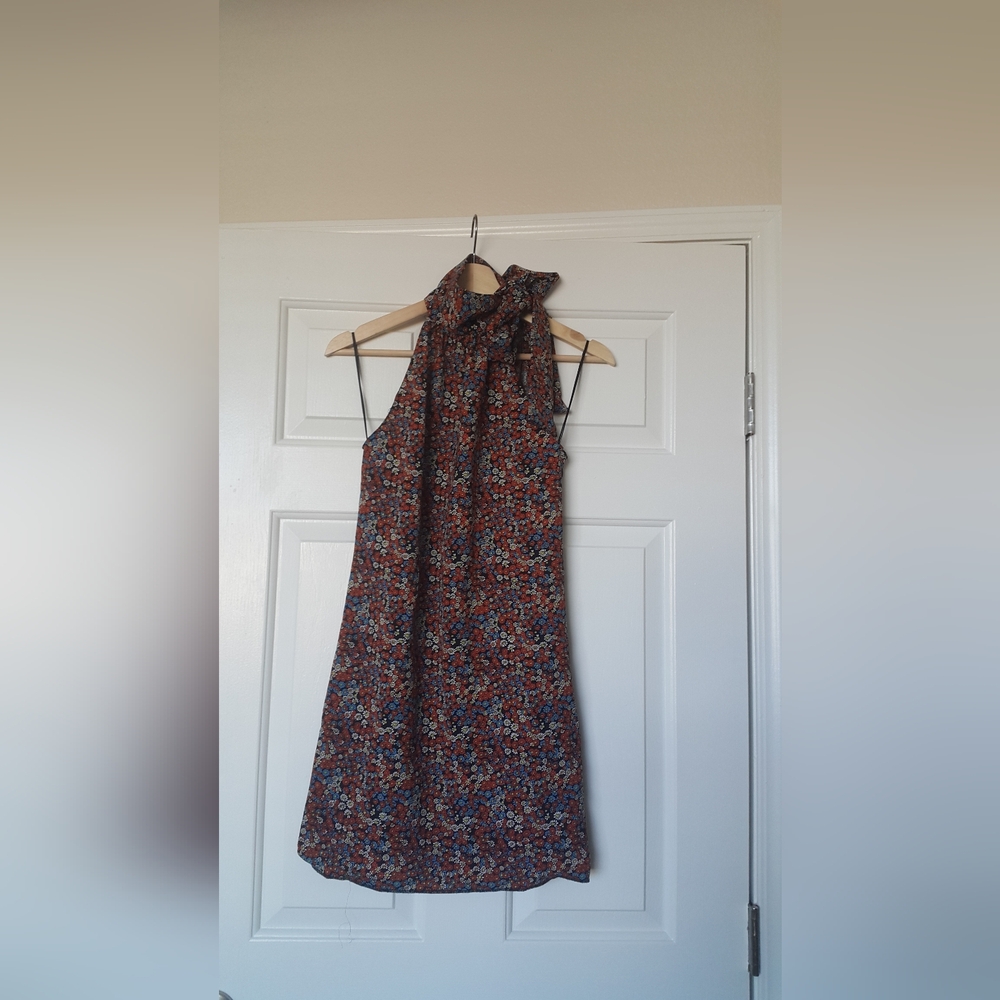 Zara Multicolor Floral Mini Dress